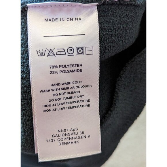 NNo7 Men's Pullover Sweater Danny Mock Neck 6421 Dark Green Large - Picture 7 of 8